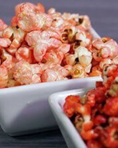 Palomitas de maíz acarameladas de colores