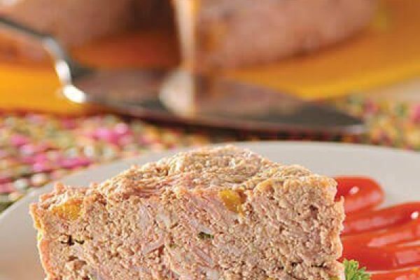 Pastel de carne BBQ