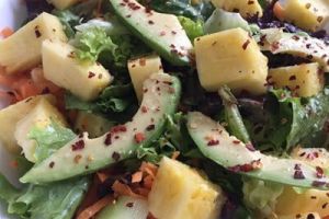 Ensalada de zanahoria y piña