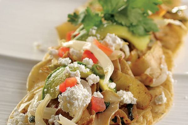 Taquitos de cascara de papa