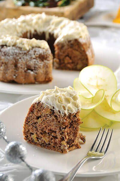 Pastel de manzana con canela