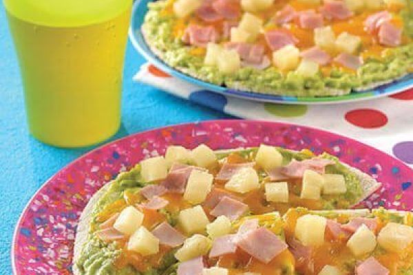 Pizzas de aguacate