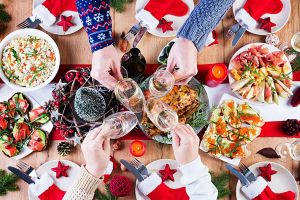 ¡Llegó Navidad y la comida!