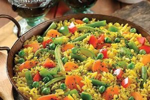 Paella de vegetales