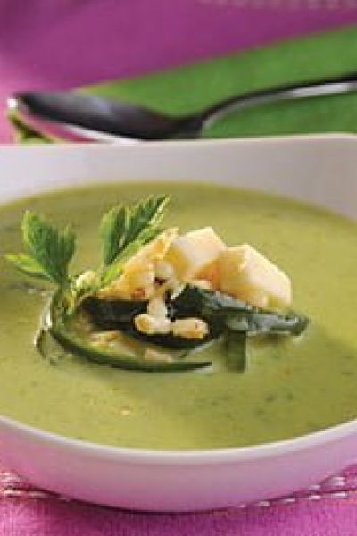 Crema de chile poblano