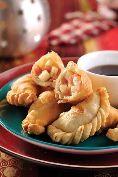 Empanadas de manzana con tocino