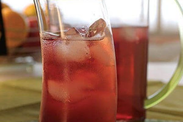 Té frío de arándanos