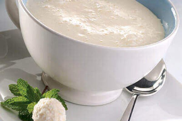 Chocolate blanco caliente