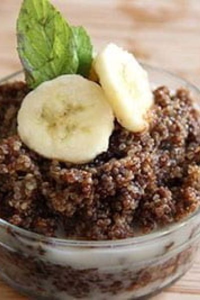 Bowl de quinoa con chocolate