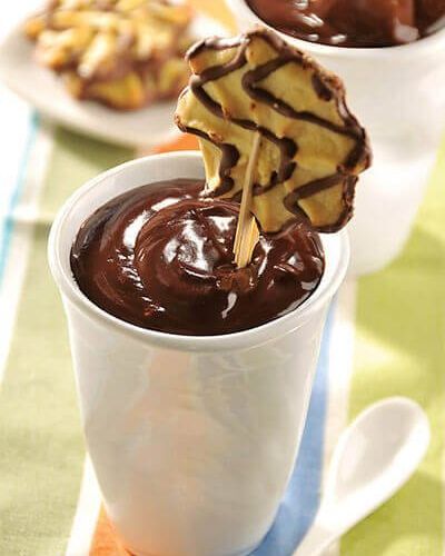 Pudín de chocolate con pimienta de cayena