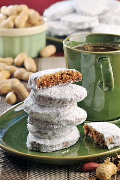 Polvorones de cacahuate