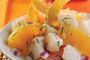Ceviche a los cítricos