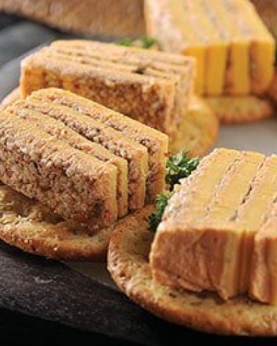 Botanita de queso y jamón picante