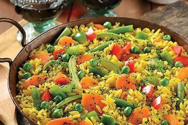 Paella de vegetales
