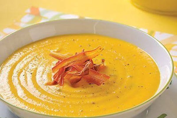 Sopa de zanahoria y naranja