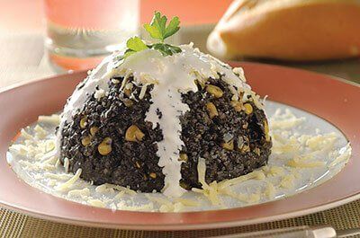 Arroz con huitlacoche