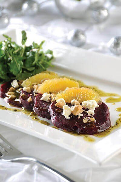 Carpaccio de betabel