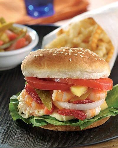 Hamburguesas de camarón