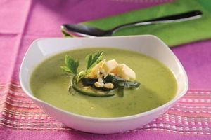 Crema de chile poblano