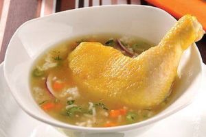 Sopa campesina de arroz
