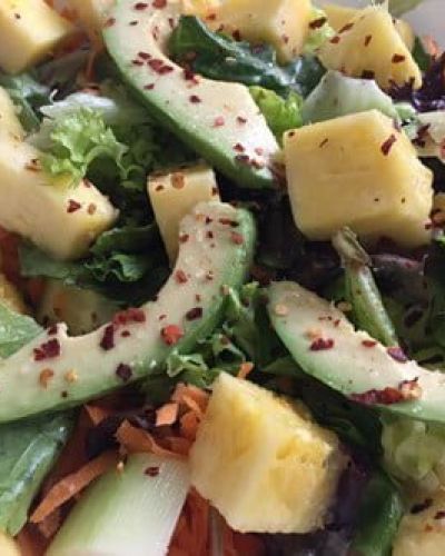 Ensalada de zanahoria y piña