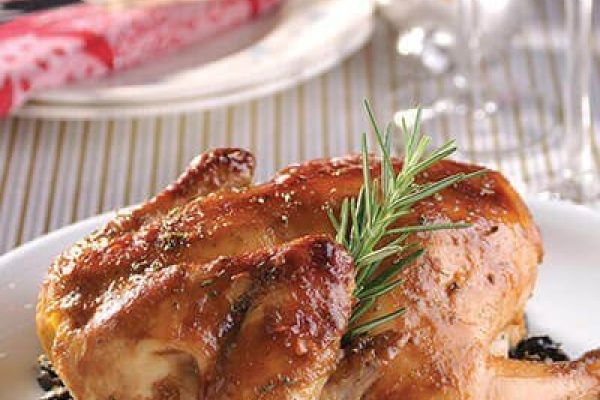 Pollo de leche con aceitunas