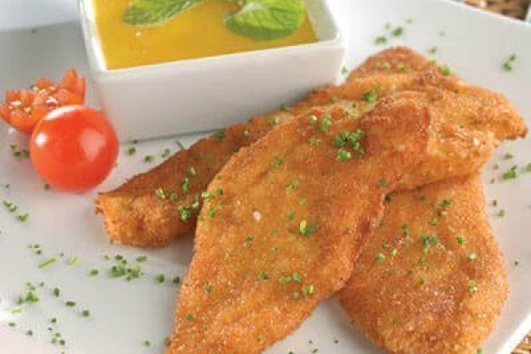Pechugas de pollo con salsa de mango