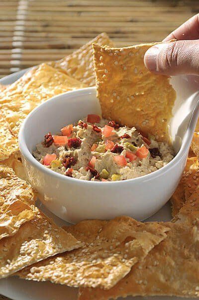 Dip de sierra ahumada