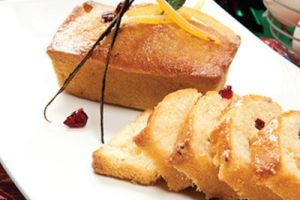 Panqué de arándano y naranja