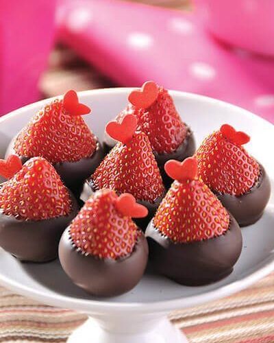 Fresas con chocolate