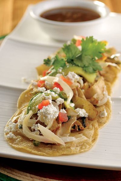 Taquitos de cascara de papa