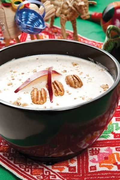 Crema de nuez y manzana