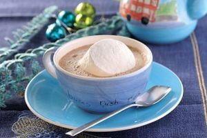 Chocolate caliente con licor de café