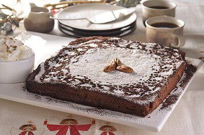 Pastel de choco nuez