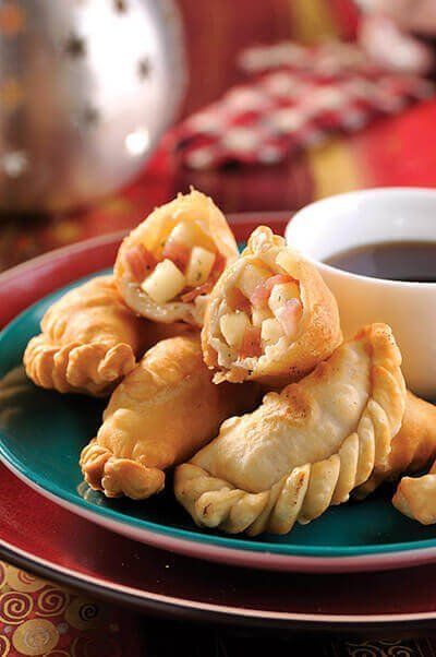 Empanadas de manzana con tocino