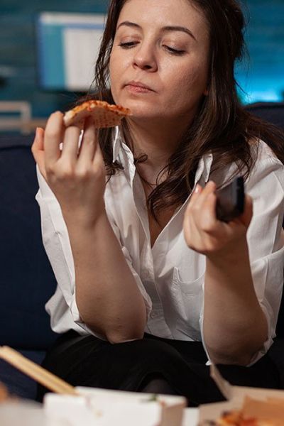 El dolor y la compulsión por comer