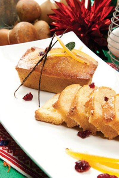 Panqué de arándano y naranja