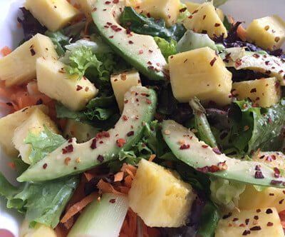 Ensalada de zanahoria y piña