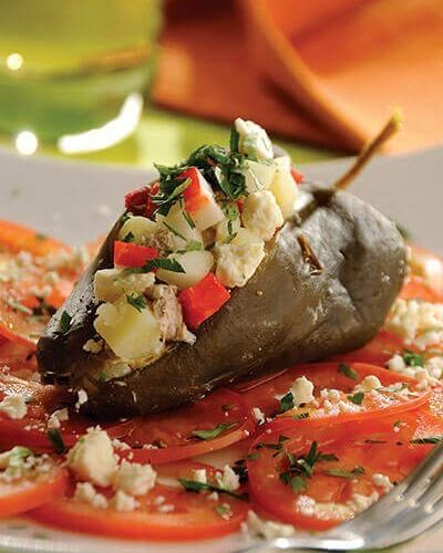 Chiles rellenos fríos