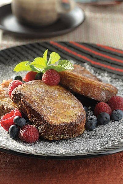 Pan francés en salsa de 3 leches