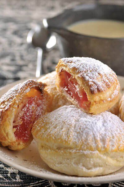 Empanadas de ate con queso