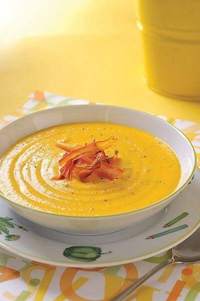 Sopa de zanahoria y naranja