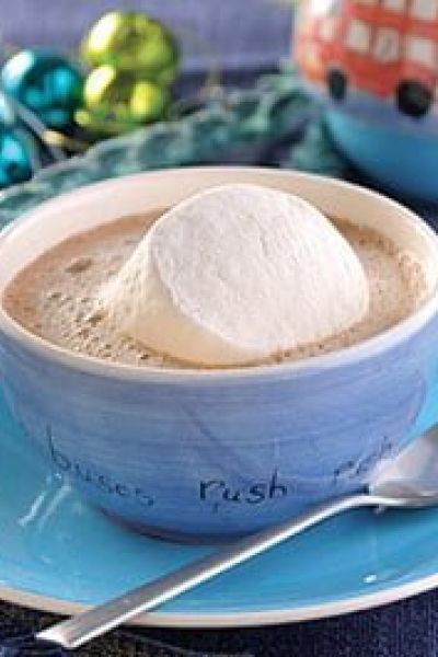 Chocolate caliente con licor de café