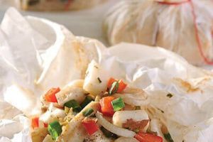 Pescado al vapor con coco