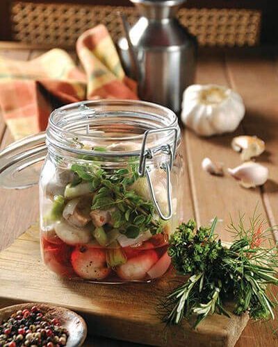 Champiñones en conserva