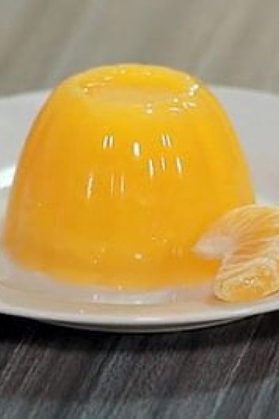 Gelatina natural de mandarina