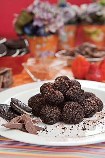 Trufas de galleta de chocolate