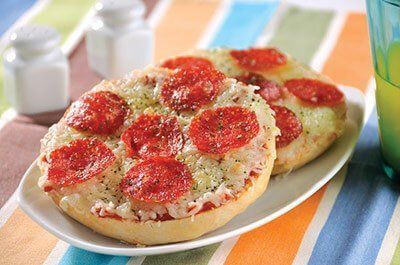Bagel pizza