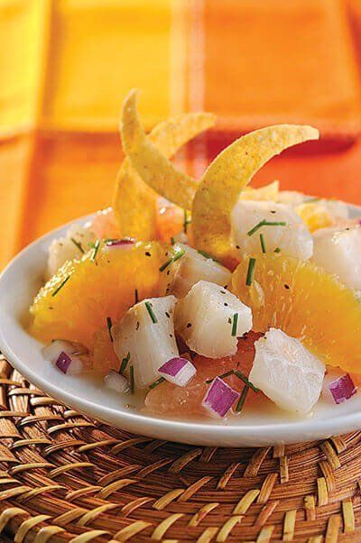 Ceviche a los cítricos