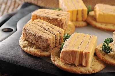 Botanita de queso y jamón picante